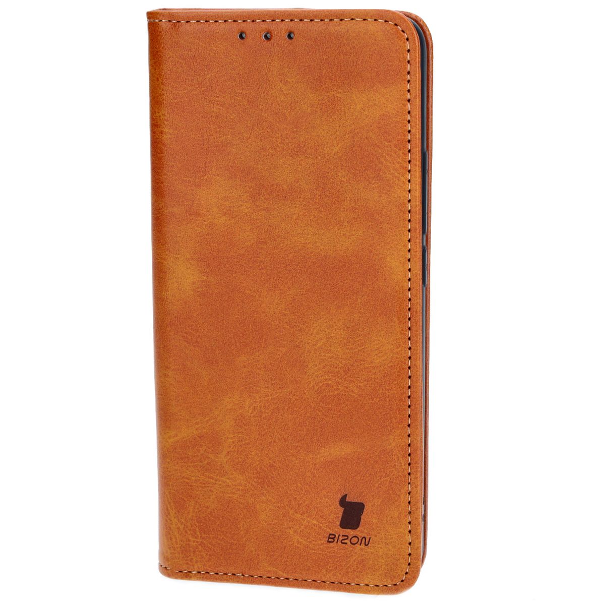 Handyhülle mit Klappe für Xiaomi 13T Pro / 13T, Bizon Case Pocket Pro, Braun