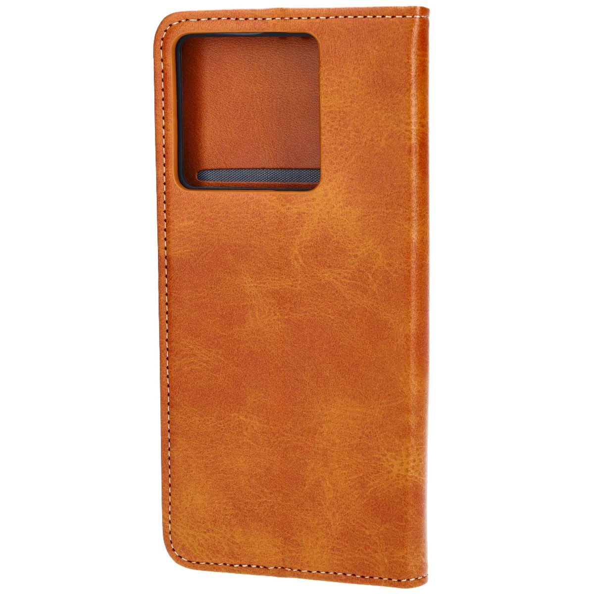 Handyhülle mit Klappe für Xiaomi 13T Pro / 13T, Bizon Case Pocket Pro, Braun