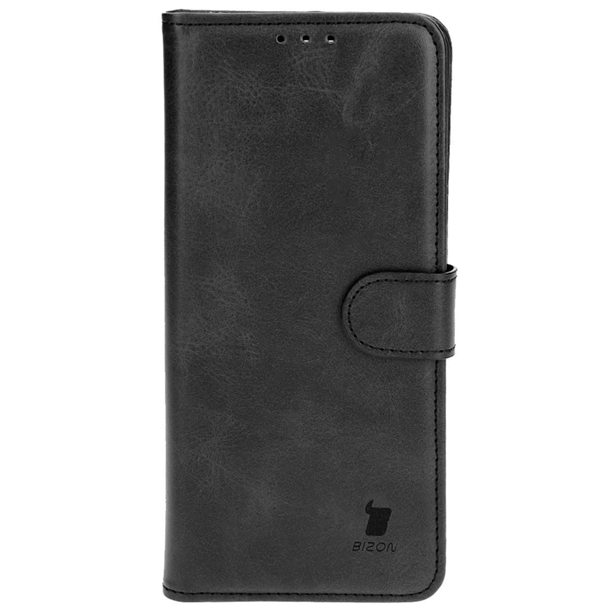 Handyhülle mit Klappe für Xiaomi Poco X6 / Xiaomi Redmi Note 13 Pro 5G, Bizon Case Pocket, Schwarz