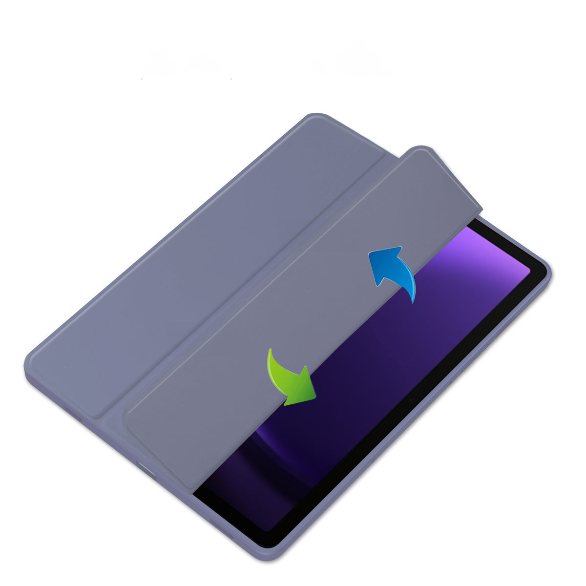 Schutzhülle Bizon Case Tab Clear Matt für Galaxy Tab S10 Lite / S10 FE / S9 / S9 FE, Lavendel