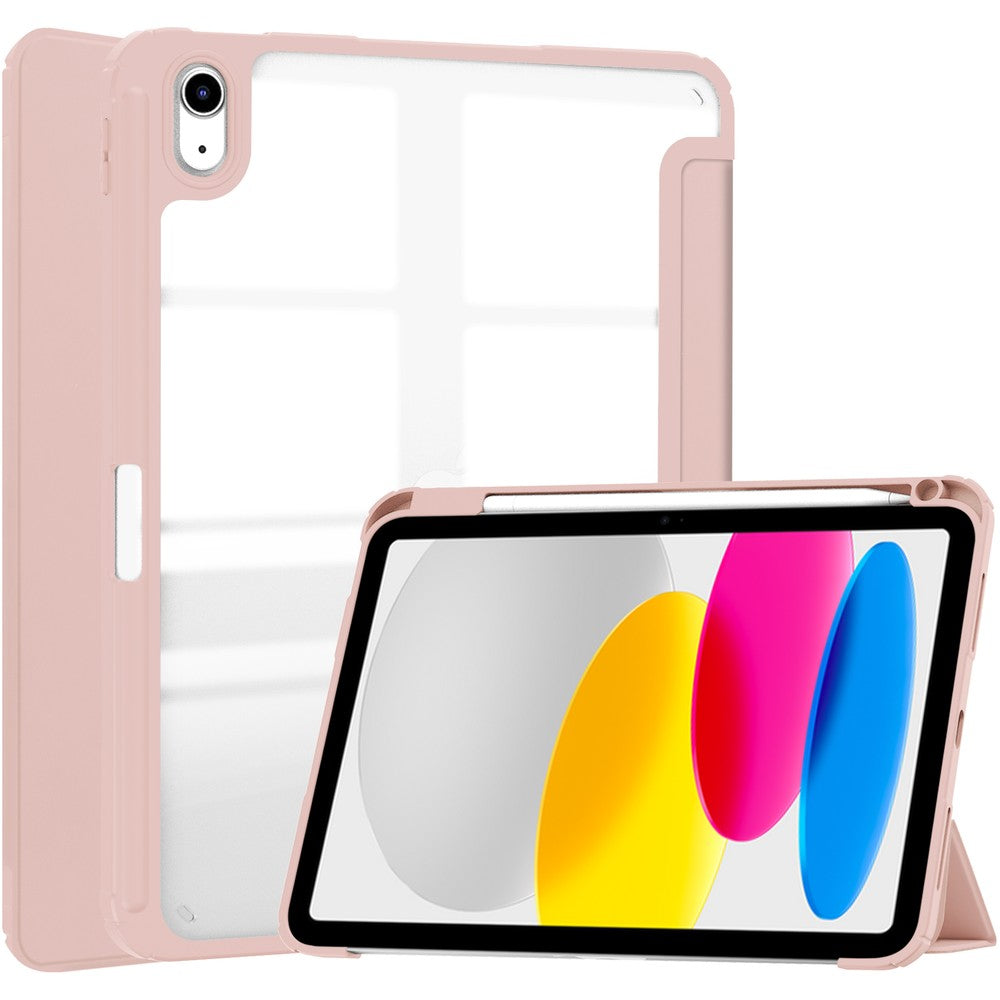 Schutzhülle Bizon Case Tab Clear Matt für iPad 11 / 10 gen. 2025 / 2022, Rosegold