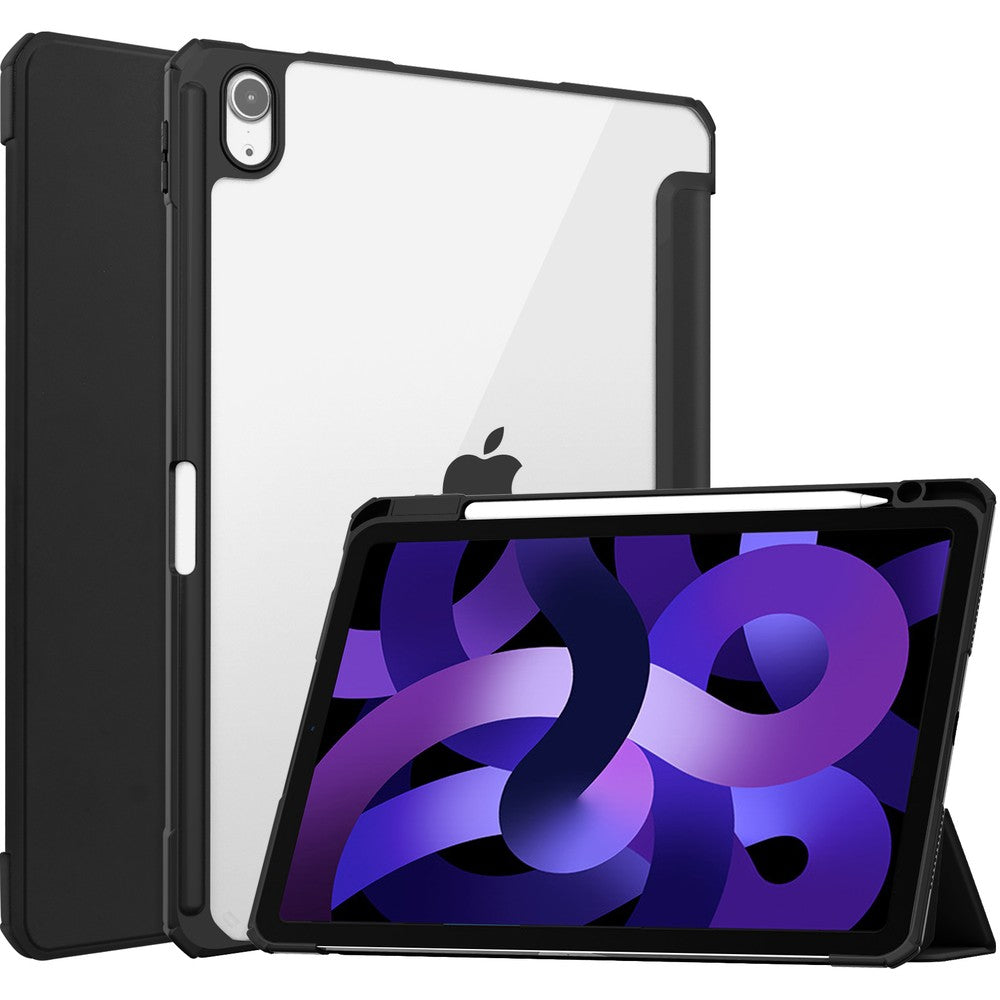 Schutzhülle Bizon Case Tab Clear Matt für iPad Air 11" / 10.9" 2020-2026 / Pro 11" 2018, Schwarz