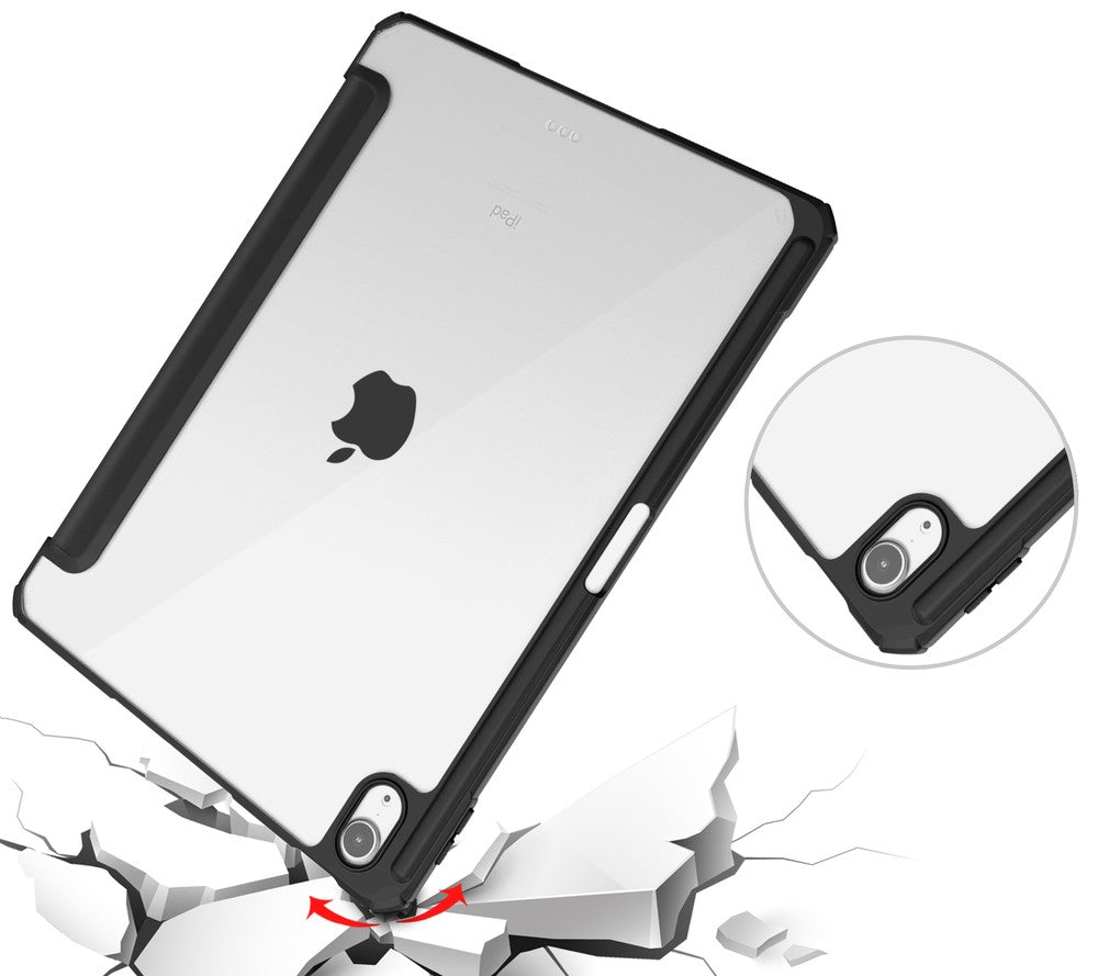 Schutzhülle Bizon Case Tab Clear Matt für iPad Air 11" / 10.9" 2020-2026 / Pro 11" 2018, Schwarz