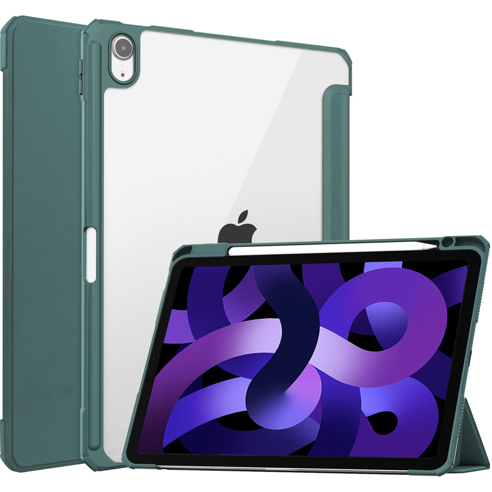Schutzhülle Bizon Case Tab Clear Matt für iPad Air 11" / 10.9" 2020-2026 / Pro 11" 2018, Dunkelgrün