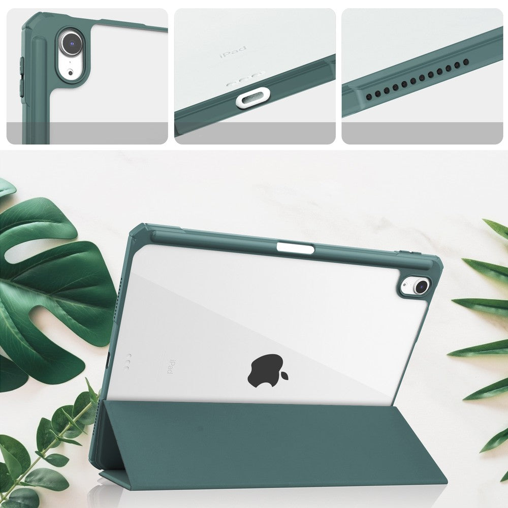 Schutzhülle Bizon Case Tab Clear Matt für iPad Air 11" / 10.9" 2020-2026 / Pro 11" 2018, Dunkelgrün