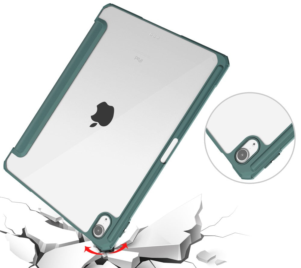 Schutzhülle Bizon Case Tab Clear Matt für iPad Air 11" / 10.9" 2020-2026 / Pro 11" 2018, Dunkelgrün