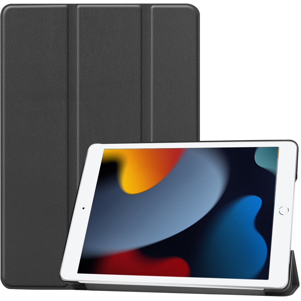 Schutzhülle Bizon Case Tab Croc für iPad 9/8/7 10.2 2021/2020/2019, Schwarz