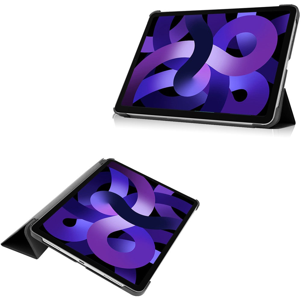 Schutzhülle Bizon Case Tab Croc für iPad Air 11" / 10.9" 2020-2026, Schwarz