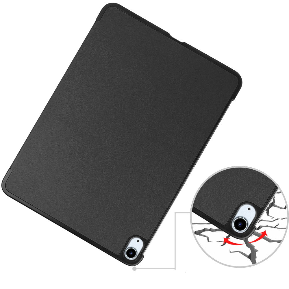 Schutzhülle Bizon Case Tab Croc für iPad Air 11" / 10.9" 2020-2026, Schwarz
