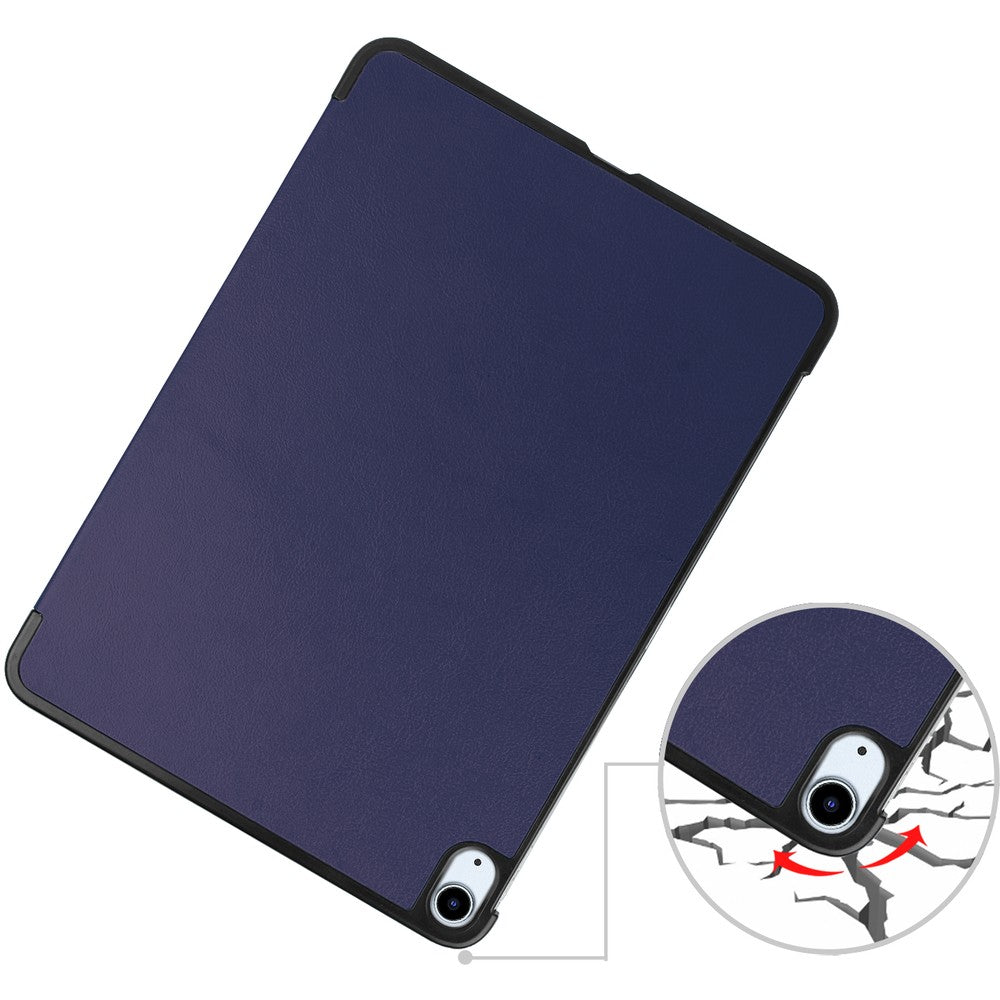 Schutzhülle Bizon Case Tab Croc für iPad Air 11" / 10.9" 2020-2026, Dunkelblau