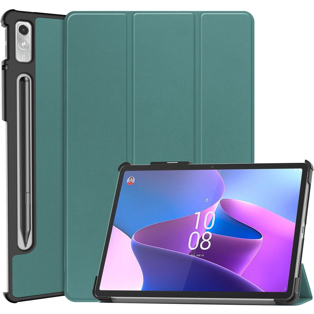 Schutzhülle Bizon Case Tab Croc für Lenovo Xiaoxin Pad Pro 2022 / P11 Pro Gen 2, Dunkelgrün