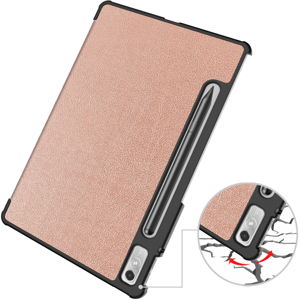 Schutzhülle Bizon Case Tab Croc für Lenovo Xiaoxin Pad Pro 2022 / P11 Pro Gen 2, Rosegold