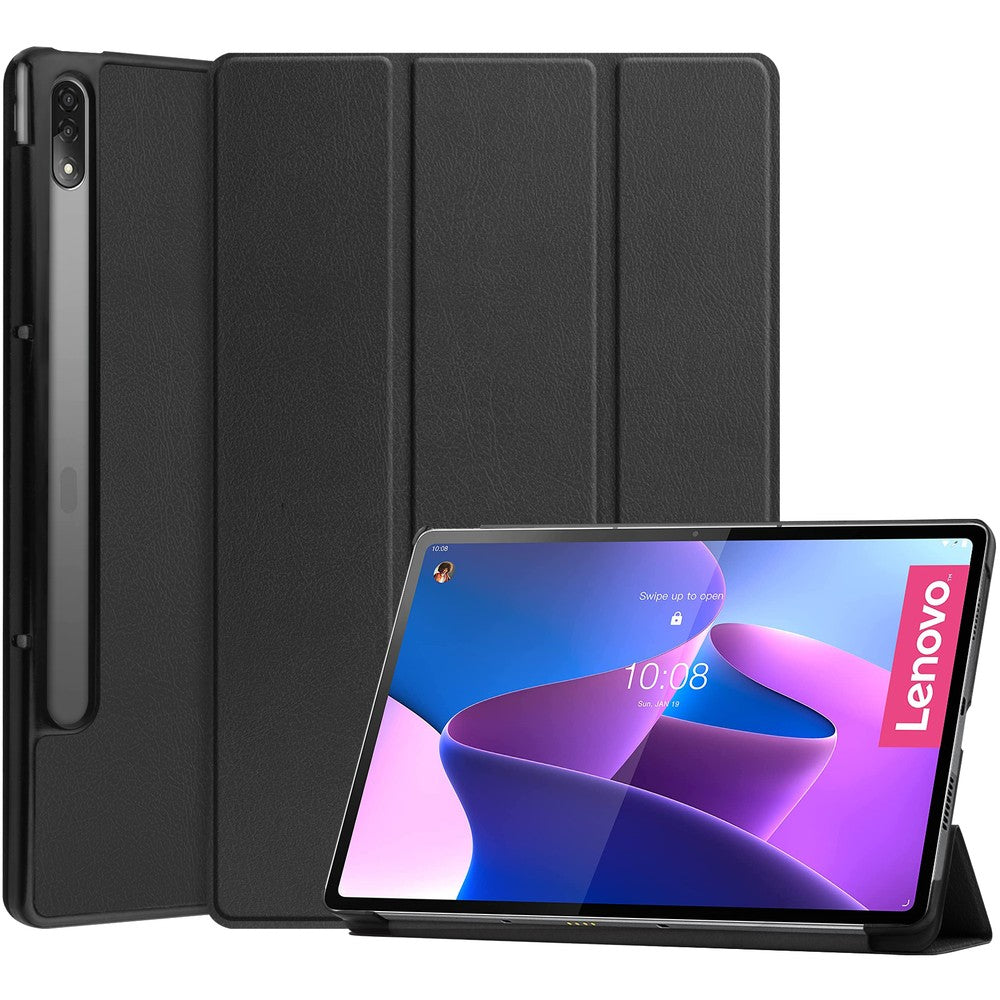 Schutzhülle Bizon Case Tab Croc für Lenovo Tab P12 Pro, Schwarz