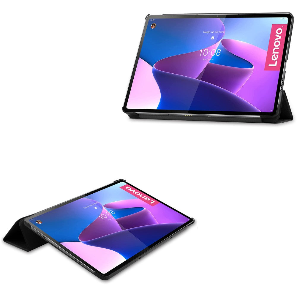 Schutzhülle Bizon Case Tab Croc für Lenovo Tab P12 Pro, Schwarz