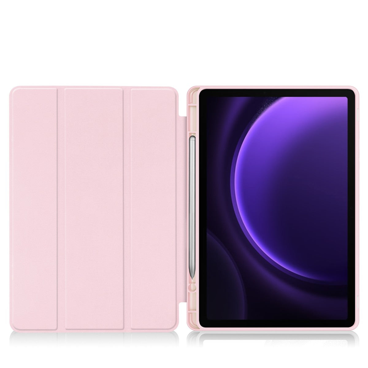 Schutzhülle Bizon Case Tab Lizard für Galaxy Tab S10 Lite / S10 FE / S9 / S9 FE, Rosa