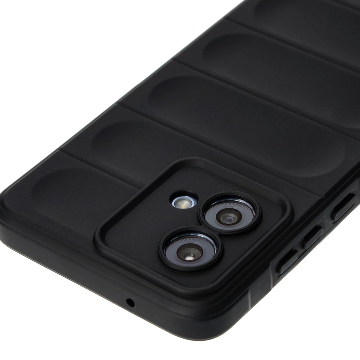 Robuste Handyhülle für Motorola Moto G84 5G, Bizon Case Tur, Schwarz