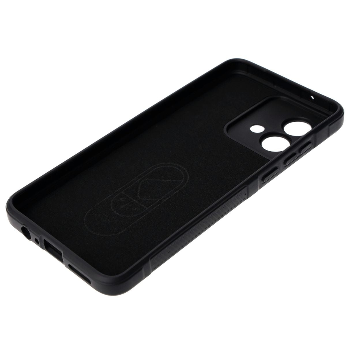 Robuste Handyhülle für Motorola Moto G84 5G, Bizon Case Tur, Schwarz