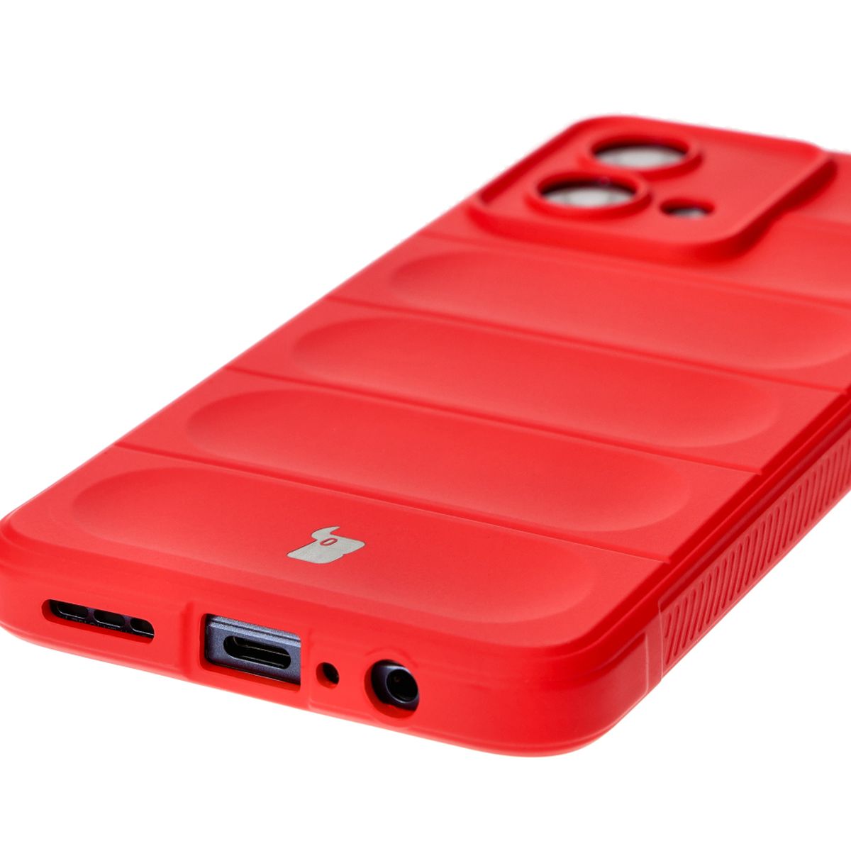 Robuste Handyhülle für Motorola Moto G84 5G, Bizon Case Tur, Rot