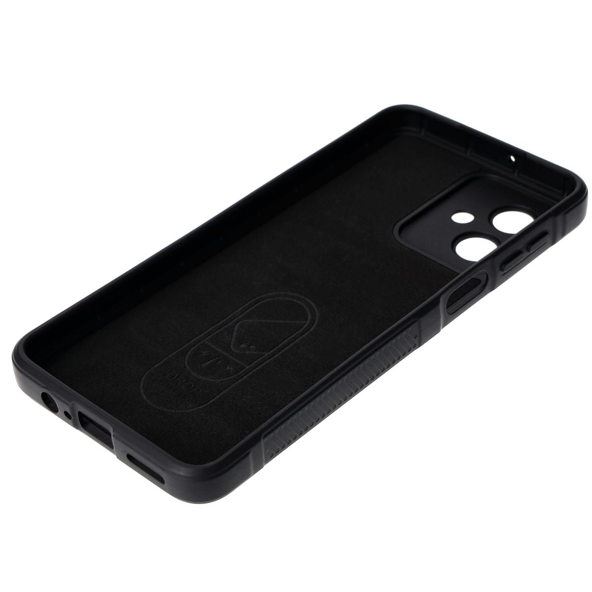 Robuste Handyhülle für Motorola Moto G54 5G/G54 Power, Bizon Case Tur, Schwarz