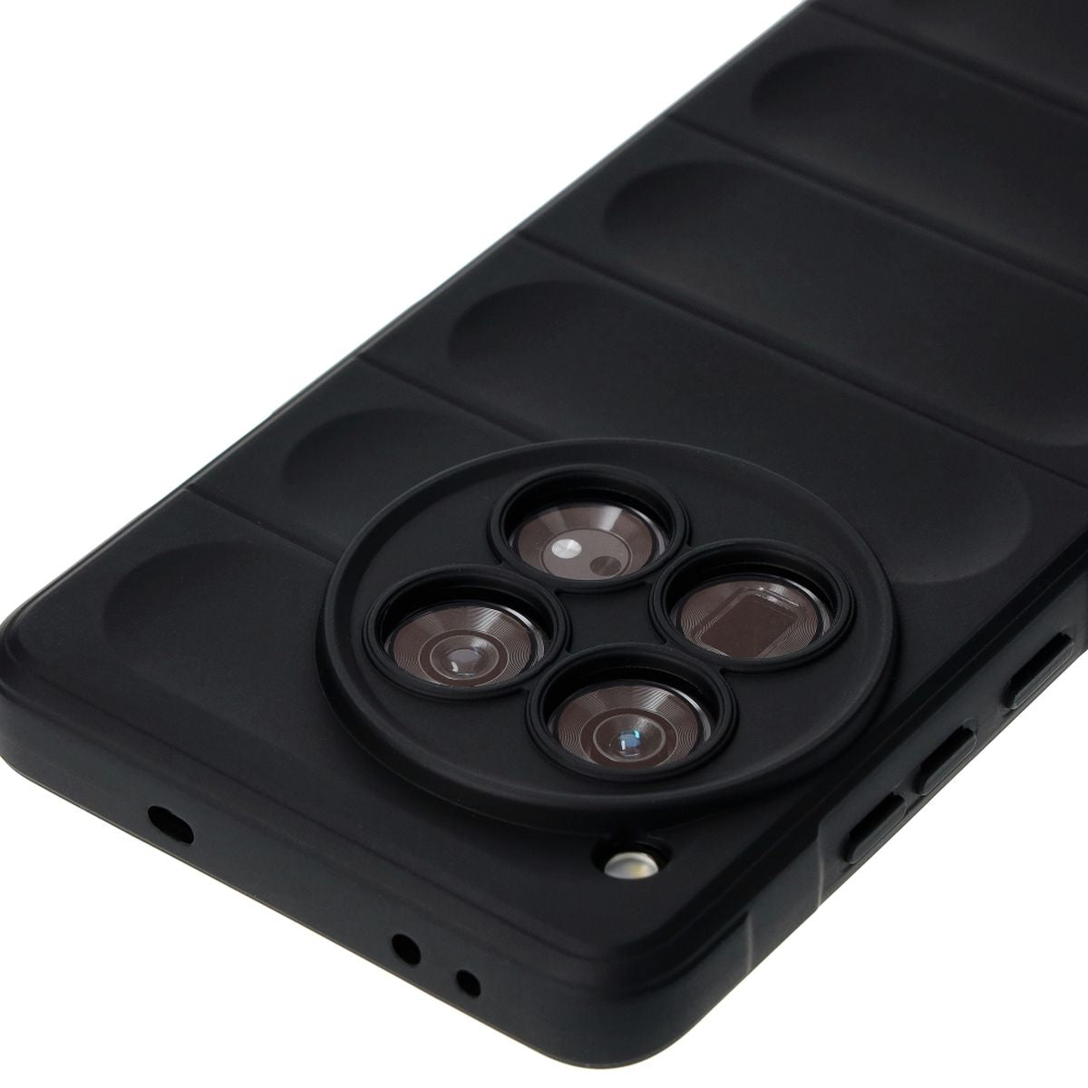Robuste Handyhülle für OnePlus 12, Bizon Case Tur, Schwarz