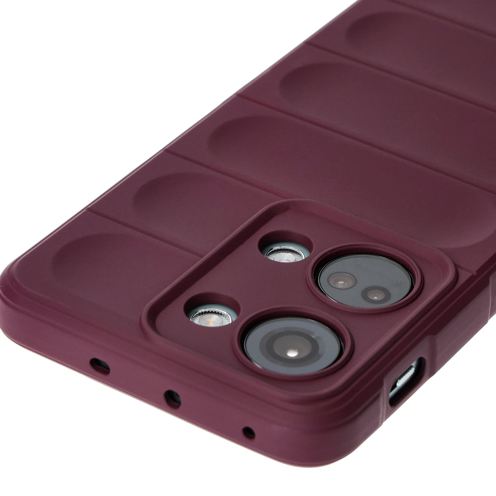 Robuste Handyhülle für OnePlus Nord 3, Bizon Case Tur, Burgunderrot