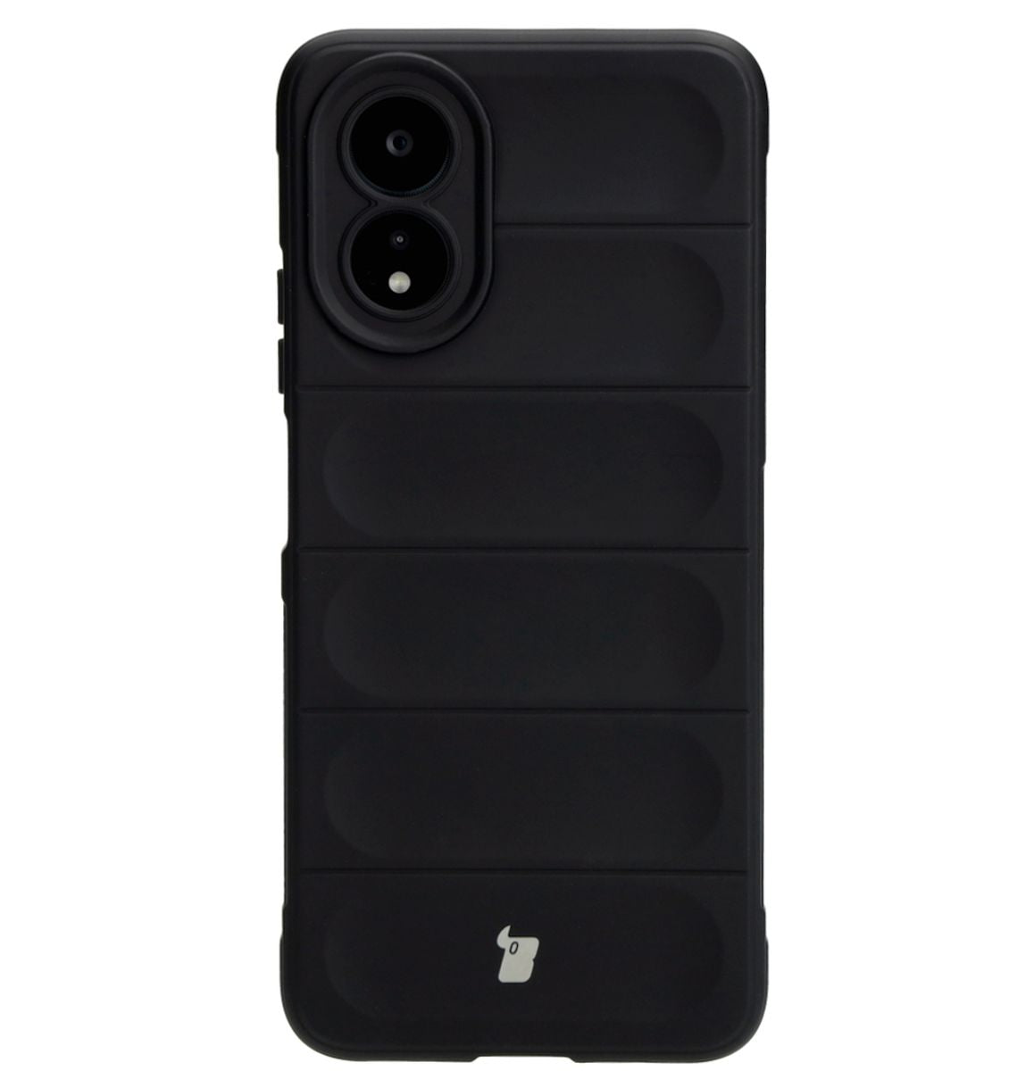 Robuste Handyhülle für Oppo A38 4G, Bizon Case Tur, Schwarz