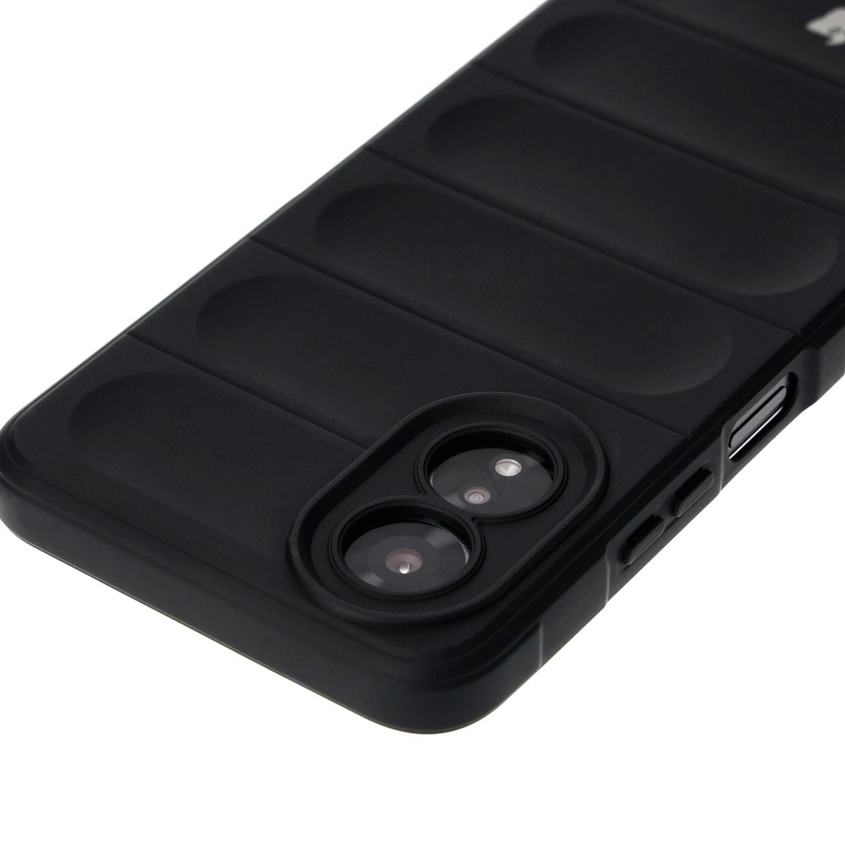 Robuste Handyhülle für Oppo A38 4G, Bizon Case Tur, Schwarz