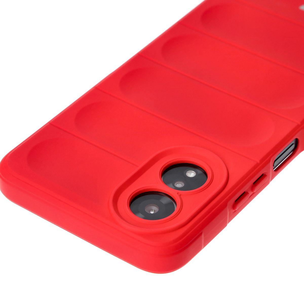 Robuste Handyhülle für Oppo A38 4G, Bizon Case Tur, Rot