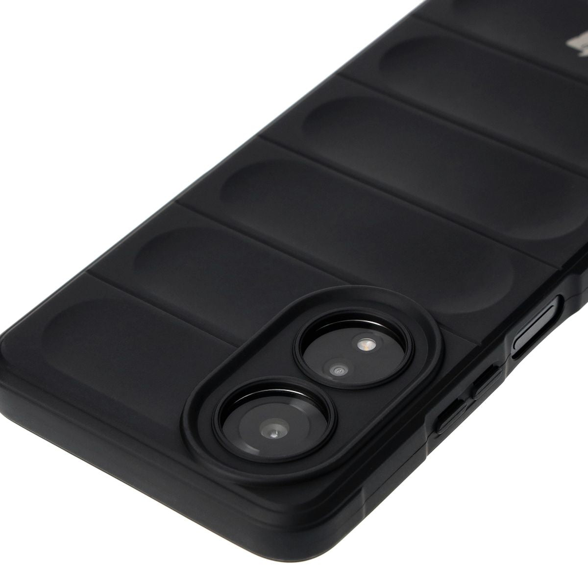 Robuste Handyhülle für Oppo A58 4G, Bizon Case Tur, Schwarz