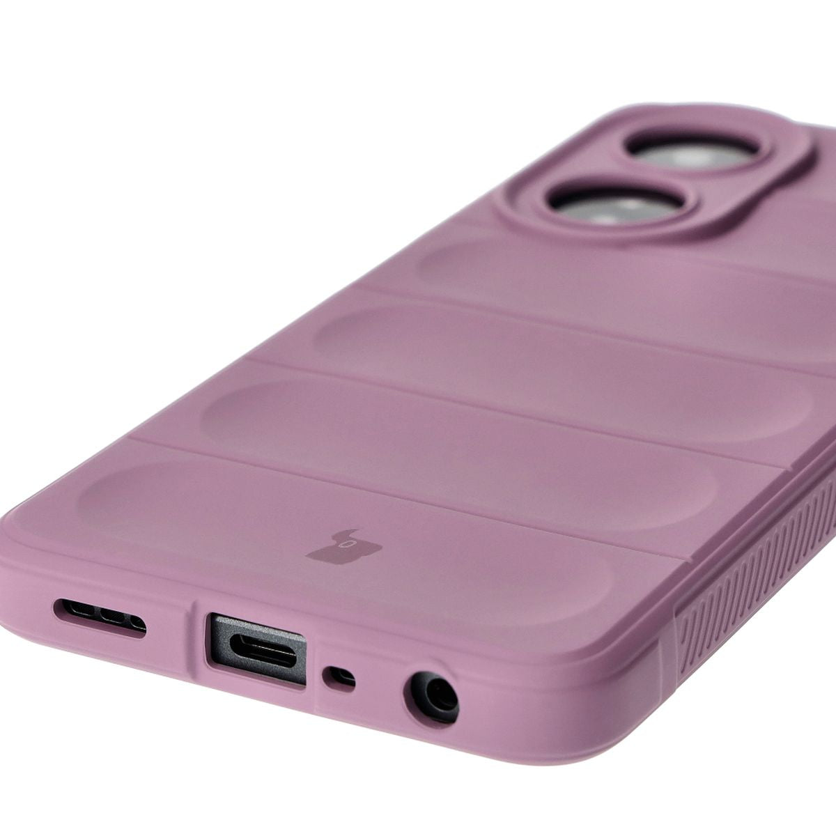 Robuste Handyhülle für Oppo A58 4G, Bizon Case Tur, Hellviolett