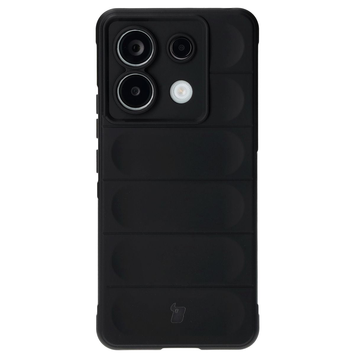 Robuste Handyhülle für Xiaomi Poco X6 / Xiaomi Redmi Note 13 Pro 5G, Bizon Case Tur, Schwarz
