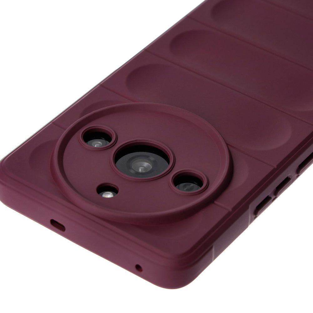 Robuste Handyhülle für Realme 11 Pro / 11 Pro+, Bizon Case Tur, Burgunderrot