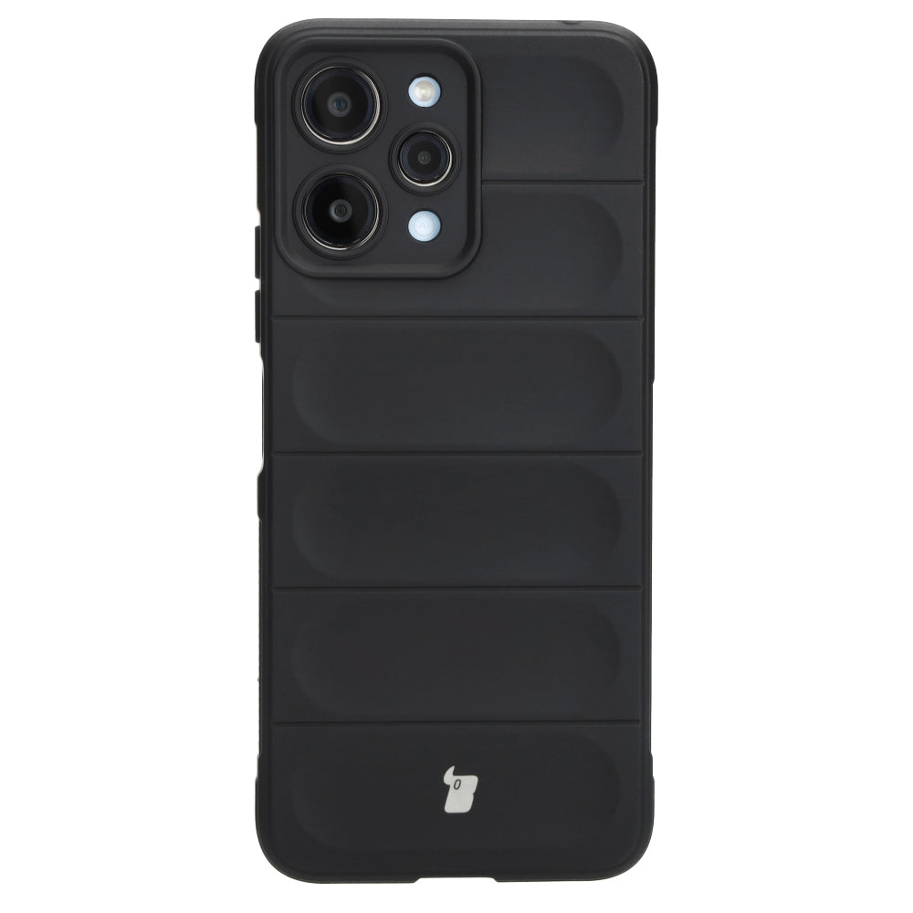 Robuste Handyhülle für Xiaomi Redmi 12, Bizon Case Tur, Schwarz