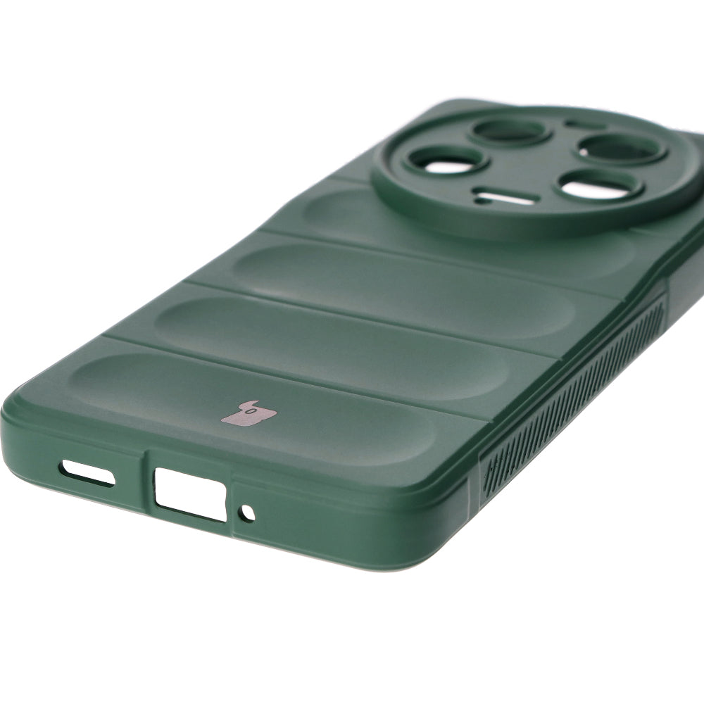 Robuste Handyhülle für Xiaomi 13 Ultra, Bizon Case Tur, Dunkelgrün