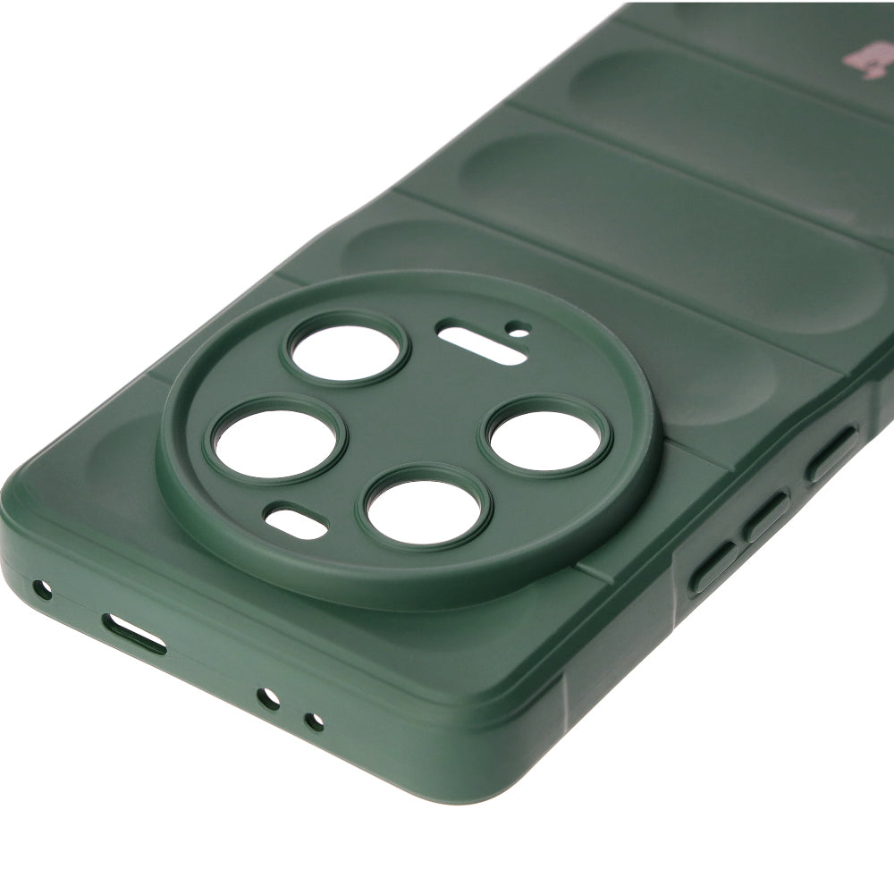 Robuste Handyhülle für Xiaomi 13 Ultra, Bizon Case Tur, Dunkelgrün