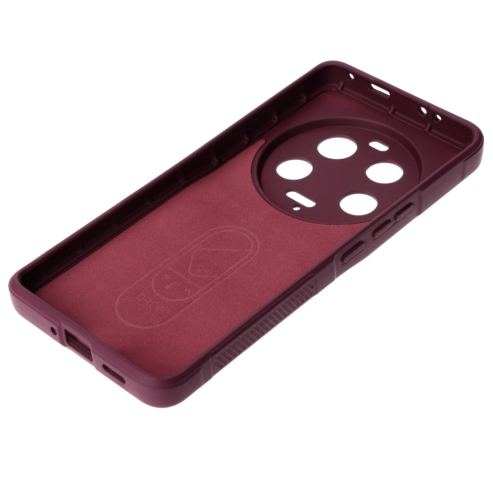 Robuste Handyhülle für Xiaomi 13 Ultra, Bizon Case Tur, Burgunderrot