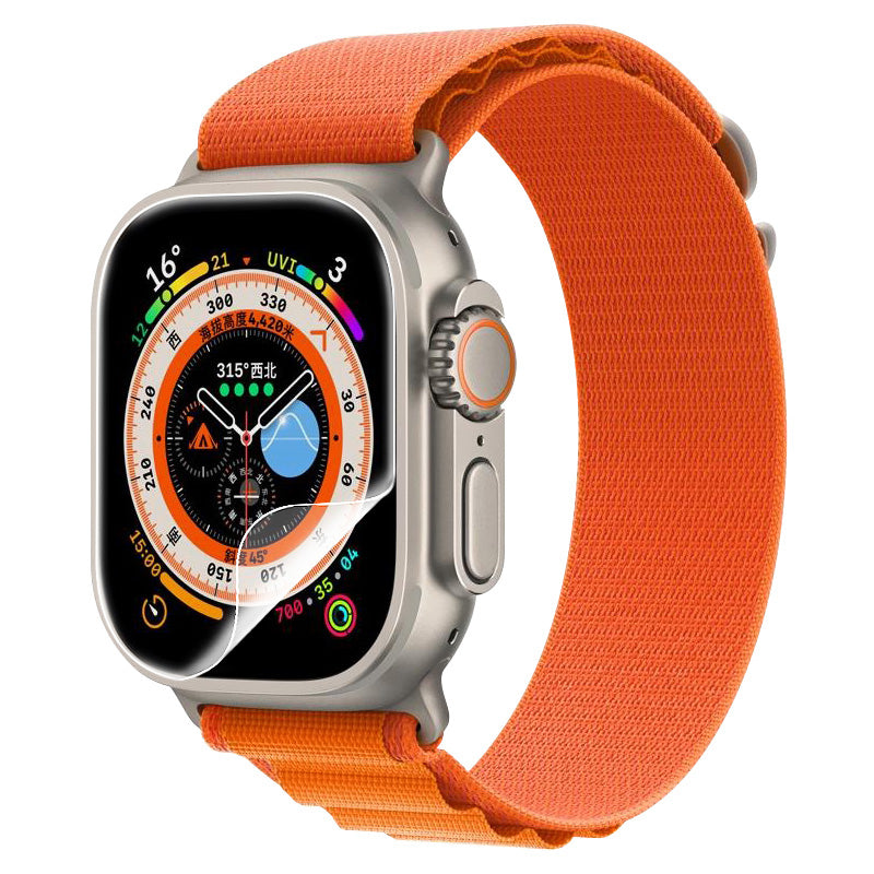 Hydrogel Folie Bizon Watch Film Hydrogel Duo, Apple Watch Ultra 4 / 3 / 2 / 1 (49 mm), 2 Stück