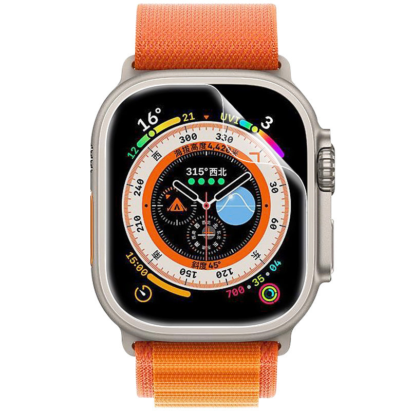 Hydrogel Folie Bizon Watch Film Hydrogel Duo, Apple Watch Ultra 4 / 3 / 2 / 1 (49 mm), 2 Stück