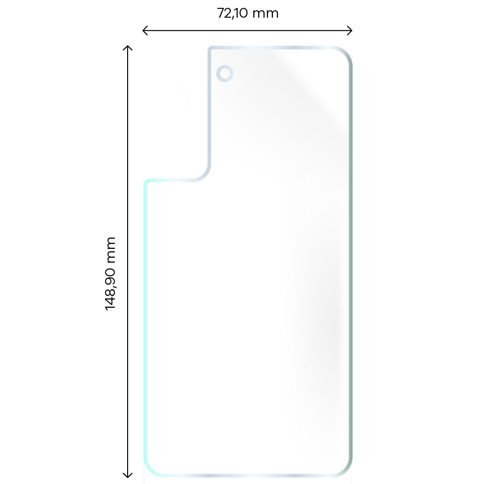 Hydrogel Folie für die Rückseite Bizon Film Hydrogel, Galaxy S21 FE, 2 Stück