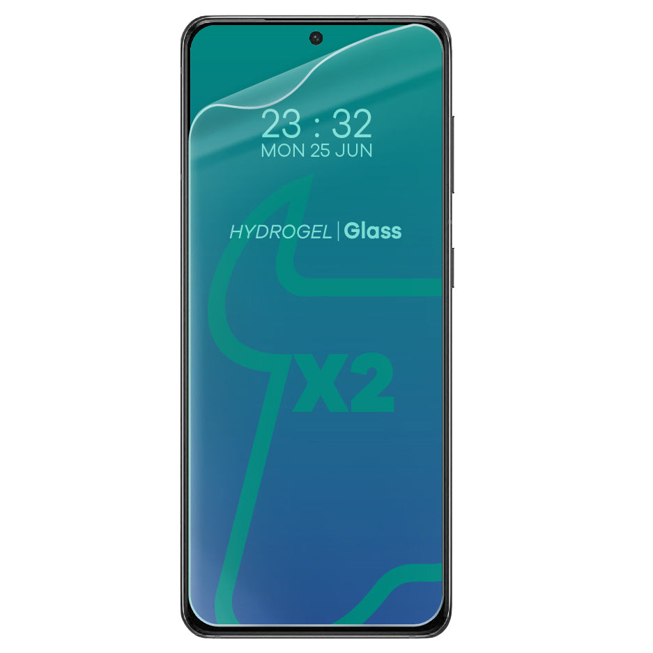 Hydrogel Folie für den Bildschirm Bizon Film Hydrogel Front Duo für Galaxy S21, 2 Stück
