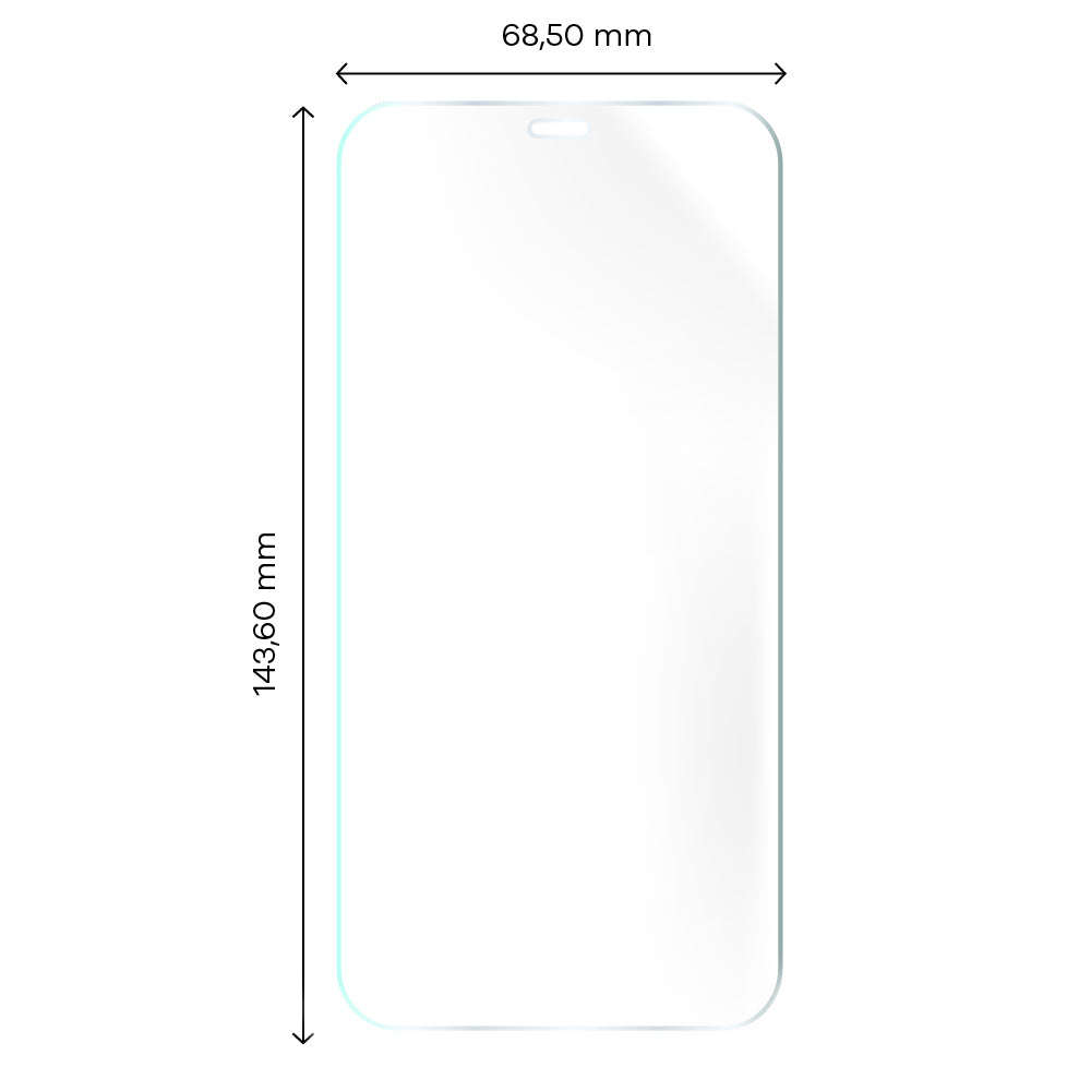 Hydrogel Folie für den Bildschirm Bizon Film Hydrogel Front Duo für iPhone 11 / XR, 2 Stück