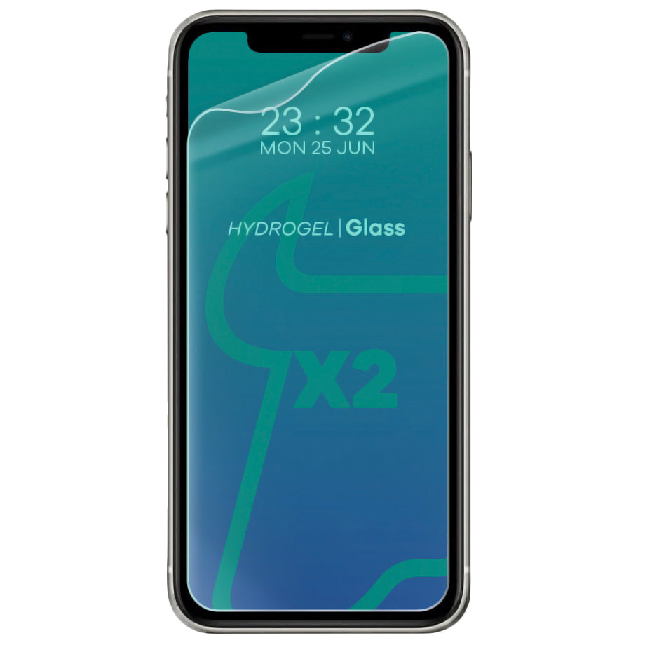 Hydrogel Folie für den Bildschirm Bizon Film Hydrogel Front Duo für iPhone 11 / XR, 2 Stück