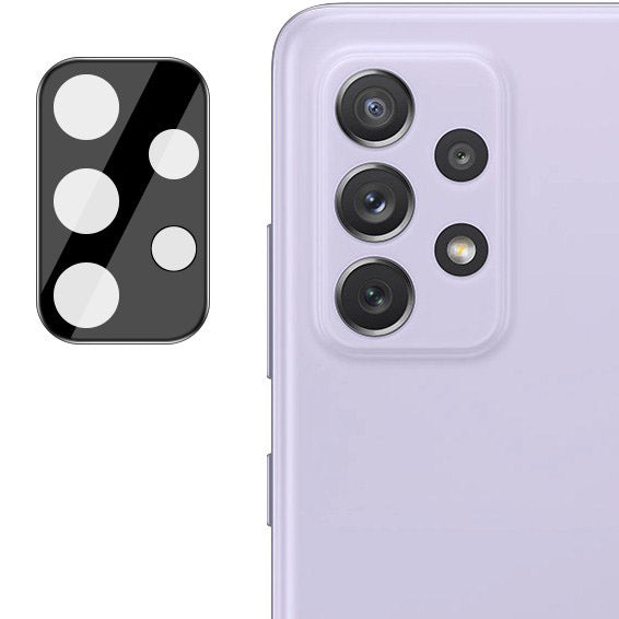 Gehärtetes Glas für die Kamera Bizon Glass Silk Lens für Galaxy A73 5G, 2 Stück