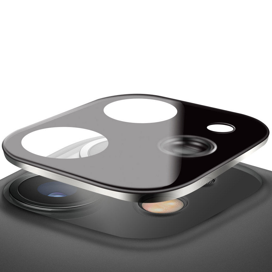 Gehärtetes Glas für die Kamera Bizon Glass Silk Lens für iPhone 12 Mini, 2 Stück