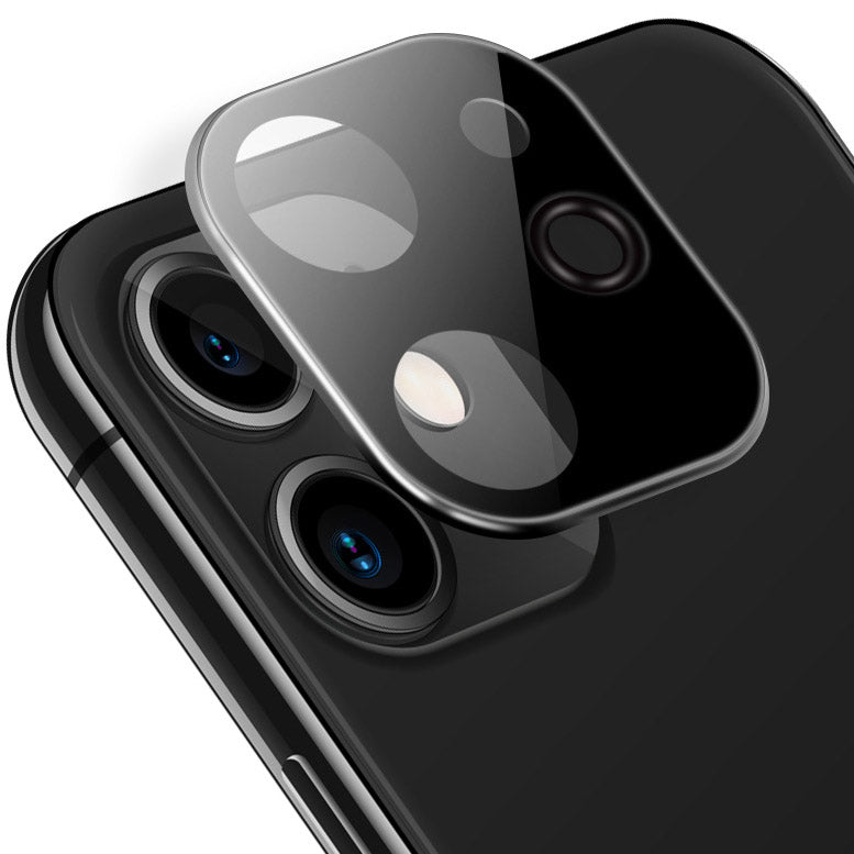 Gehärtetes Glas für die Kamera Bizon Glass Silk Lens für iPhone 12 Mini, 2 Stück