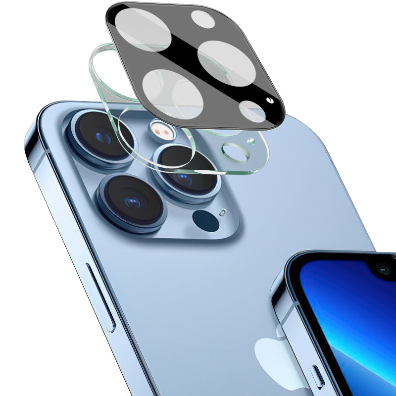 Gehärtetes Glas für die Kamera Bizon Glass Silk Lens für iPhone 14 Pro / 14 Pro Max, 2 Stück
