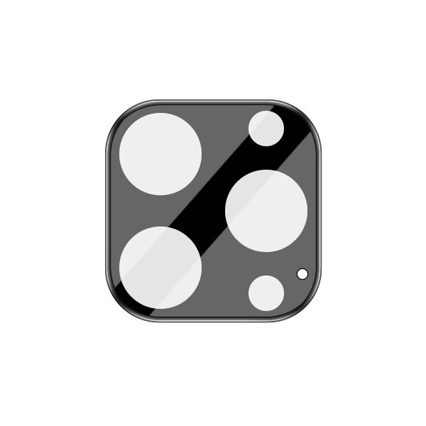Gehärtetes Glas für die Kamera Bizon Glass Silk Lens für iPhone 14 Pro / 14 Pro Max, 2 Stück