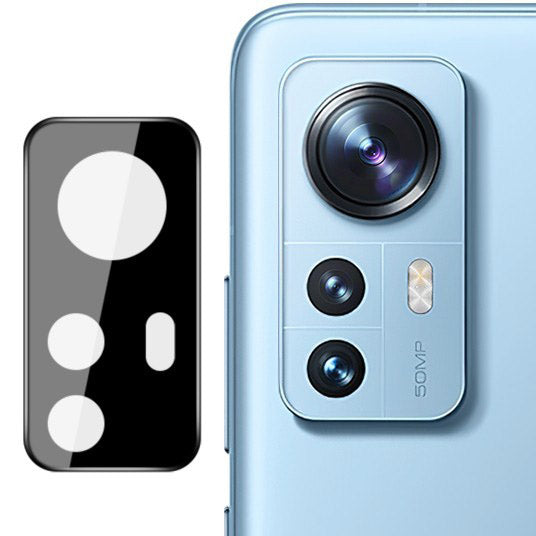 Gehärtetes Glas für die Kamera Bizon Glass Silk Lens für Xiaomi 12 / 12X, 2 Stück