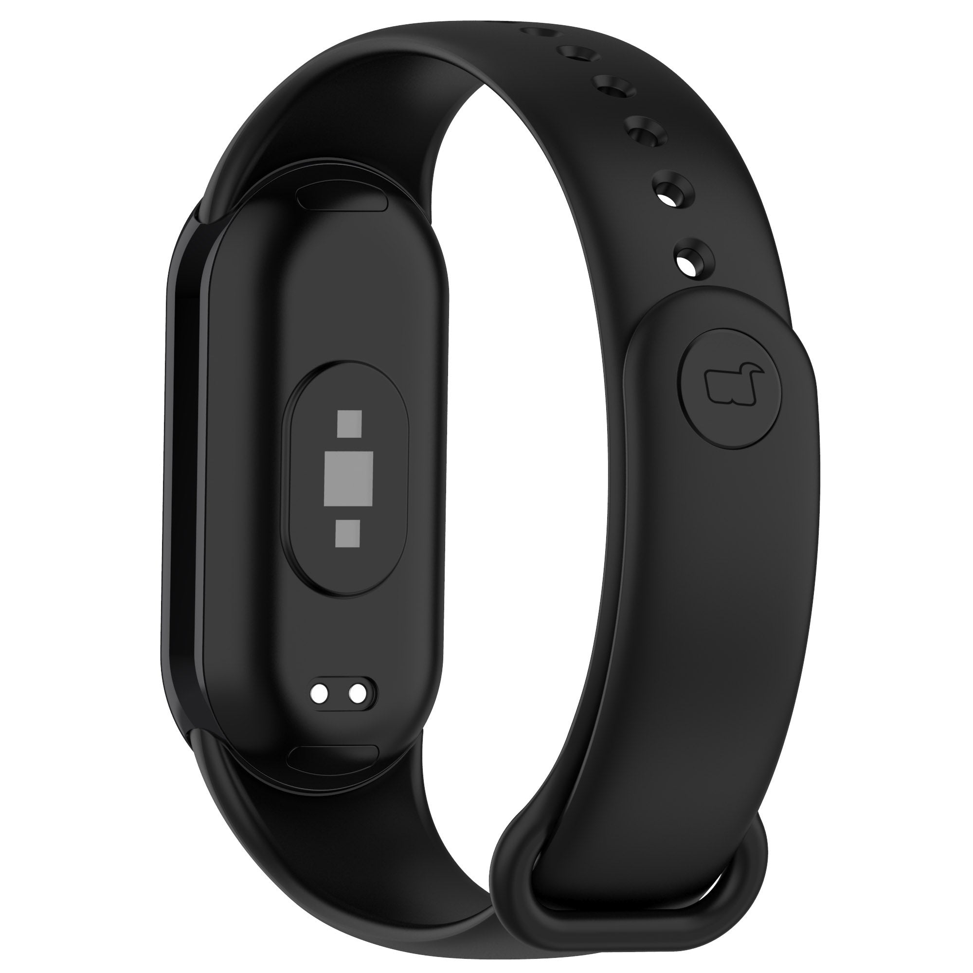 Armband Bizon Strap Watch Dots für Xiaomi Mi Smart Band 8, Schwarz