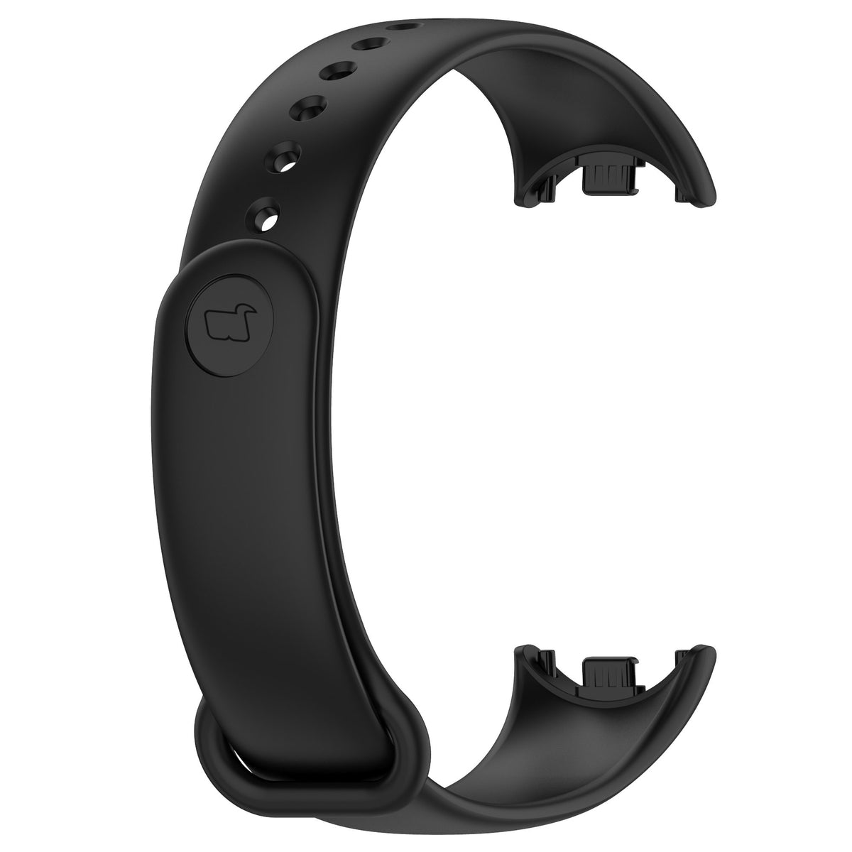 Armband Bizon Strap Watch Dots für Xiaomi Mi Smart Band 8, Schwarz
